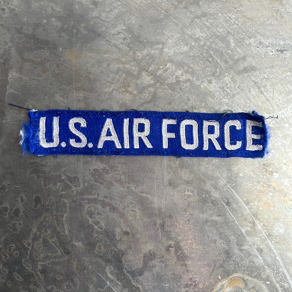 U.S. AIR FORCE blue tape patch, vintage - Picture 1 of 12